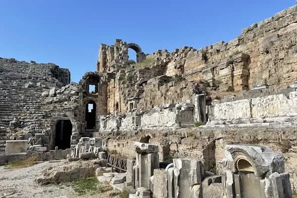 Perge tiyatrosu - Tarihi Yer - Antalya Elmalı