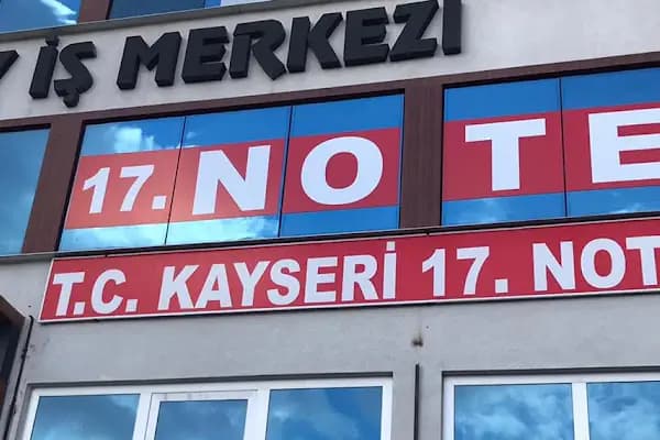 KAYSERİ 17. NOTERLİĞİ - Noter - Kayseri Melikgazi