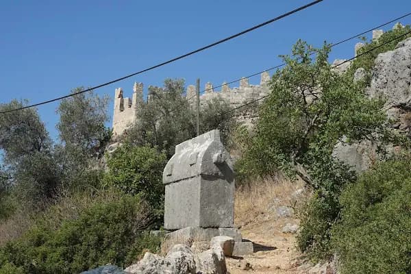 Üçağız Mezarlığı - Mezarlık - Antalya Demre