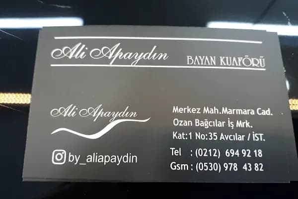 Bayan Kuaförü Ali Apaydın - Kuaför - İstanbul Büyükada İskelesi