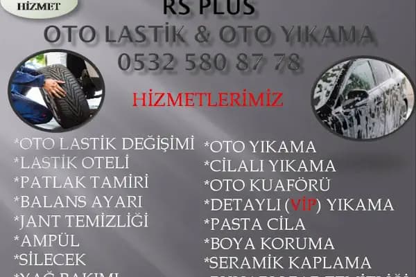 RS PLUS DETAİLİNG OTO YIKAMA OTO LASTİK - Araba Yıkama - Ankara Etimesgut