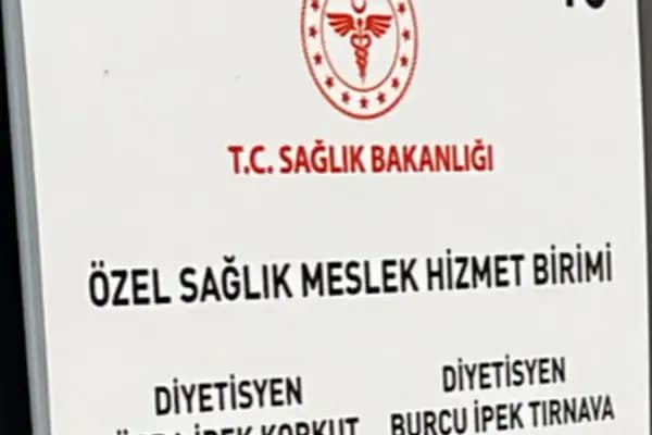 Diyetisyen Büşra İpek Korkut İnegöl Özel Sağlık Meslek Hizmet Birimi - Zayıflatma Hizmeti - Bursa Gemlik