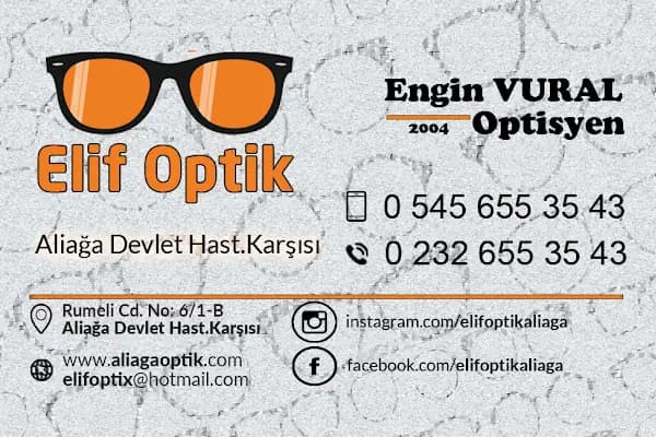 Elif Optik Aliağa - Optik - İzmir Aliağa