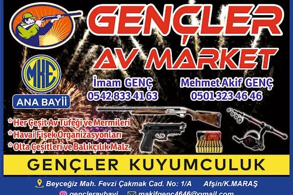 Gençler Av Market - Av Malzemeleri Dükkanı - Kahramanmaraş Onikişubat