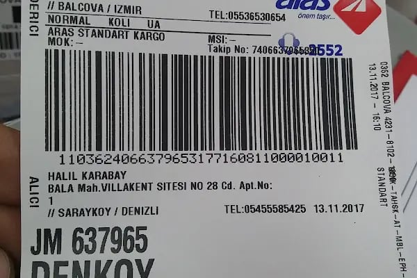 Aras Kargo Balçova Şubesi - Resim 4