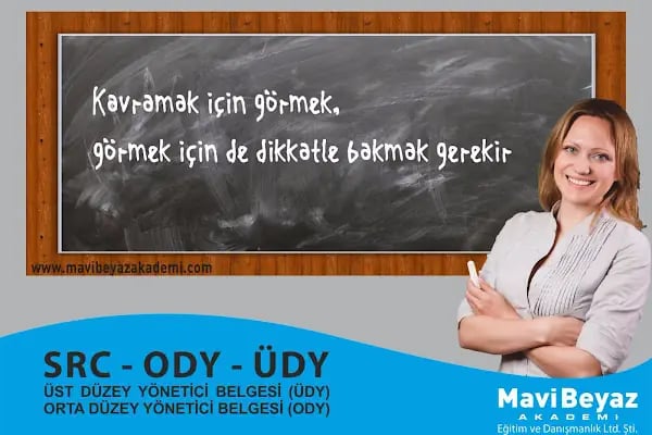 Mavi Beyaz Akademi SRC PSİKOTEKNİK ÜDY ODY Belgeleri Yetkili Eğitim Kurumu - Resim 17