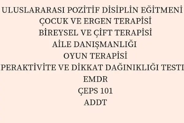 Psikolog Aysun Erkan /Arem Terapi ve Danışmanlık /Çocuk /Ergen Terapisi - Resim 8