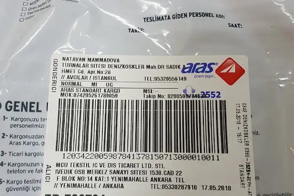 Aras Kargo Deniz Köşkler Şubesi - Resim 6