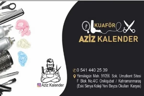 Kuaför Aziz Kalender Tekerek Şube - Resim 13