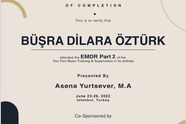 EMDR Konya- Uzman Psikolog Dilara Öksüz - Resim 15