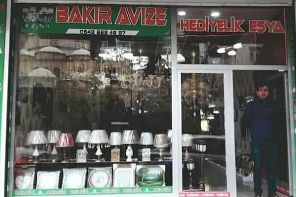 Bakır avize bismil - Resim 1