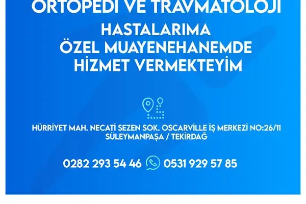 Doçent Doktor Mehmet Albayrak (Ortopedi ve Travmatoloji Uzmanı) - Resim 3