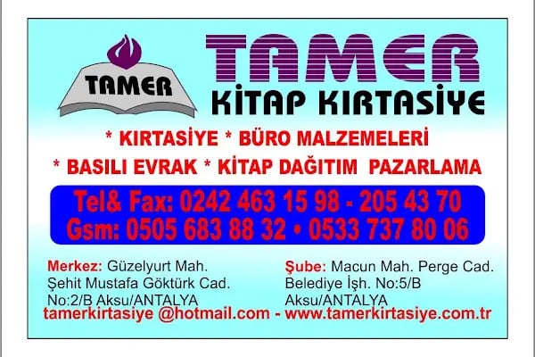 TAMER KIRTASİYE - AKSU ŞUBESİ - Resim 8