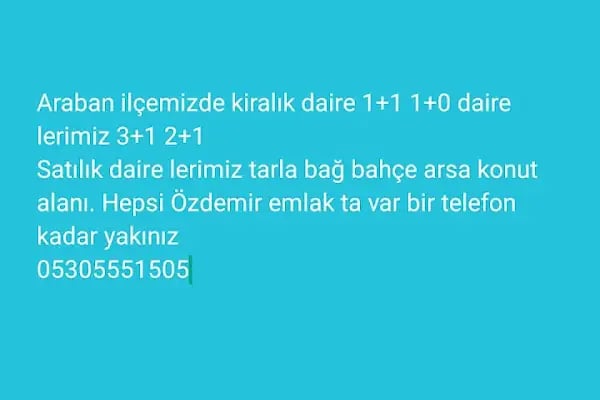 ÖZDEMİR EMLAK ARABAN Hasan Özdemir - Resim 7