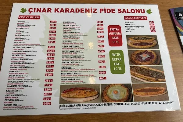 Çınar Karadeniz Pide Salonu - Resim 10