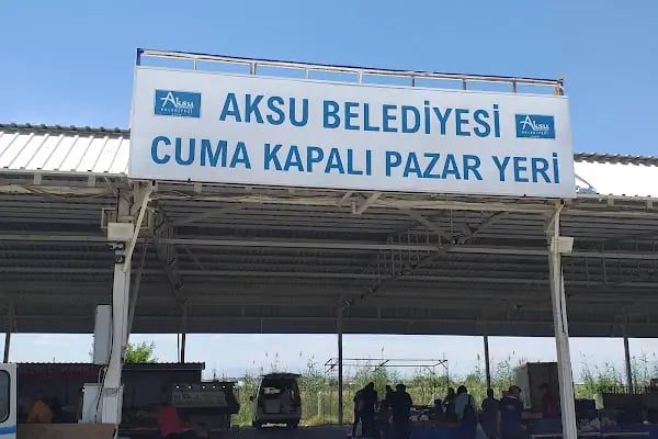 Aksu Belediyesi Cuma Kapali Pazar Yeri - Resim 2