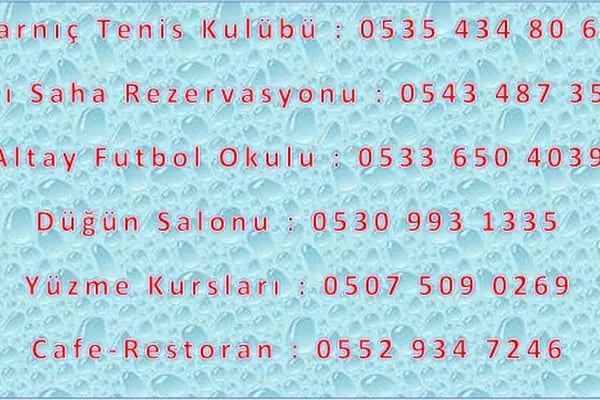 Sarnıç Tenis Kulübü - Resim 20