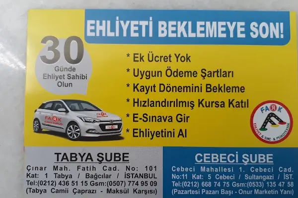 TABYA FARK SÜRÜCÜ KURSU - Resim 1