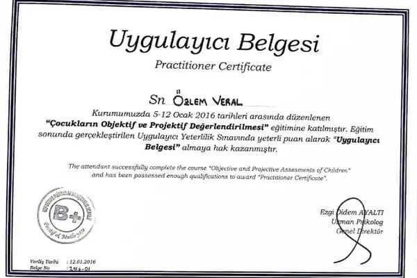 Uzman Psikolog Özlem Veral - Resim 11