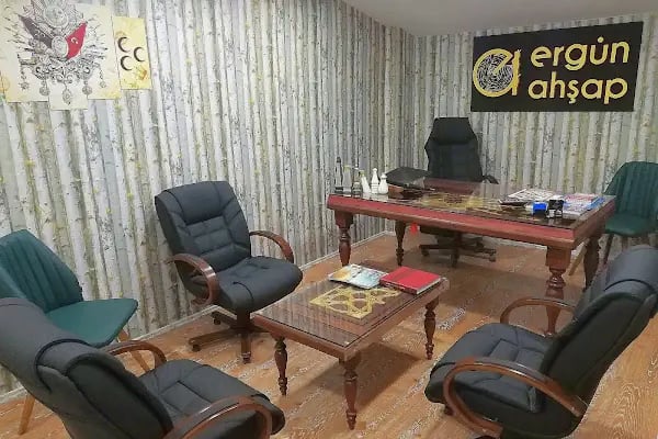 ERGÜN AHŞAP SANDALYE MASA BERJER CHAİR TABLE ARMCHAİR - Resim 12