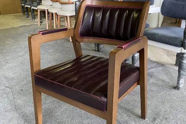 ERGÜN AHŞAP SANDALYE MASA BERJER CHAİR TABLE ARMCHAİR - Resim 17
