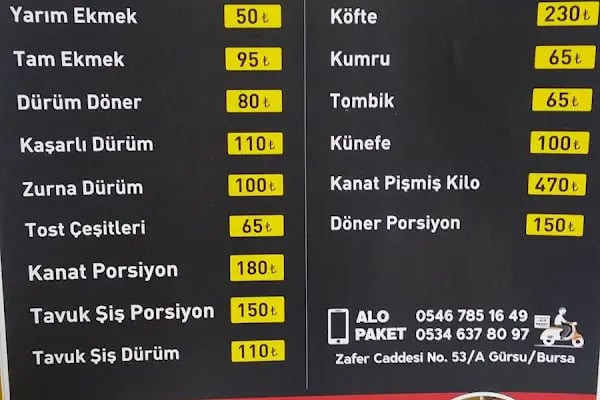 SEBZELİ DÖNER 16 BAYRAM USTA - Resim 3