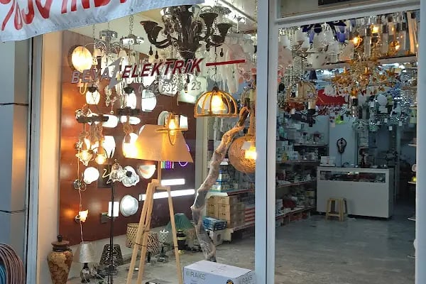 Beyaz Elektrik Avize - Aydınlatma - Resim 1