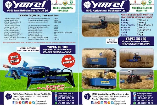 YAPEL Tarım Makinaları San. Tic. Ltd. Şti. - Resim 4