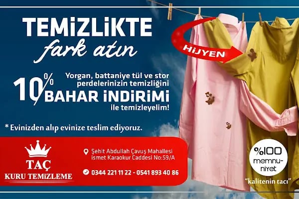 Taç Kuru Temizleme - Resim 7