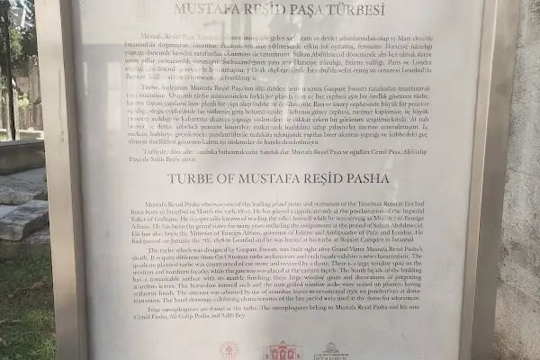 Mustafa Reşid Paşa Türbesi - Resim 7