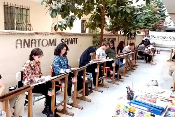 M.E.B ANATOMİ SANAT GÜZEL SANATLARA HAZIRLIK RESİM KURSU - Resim 20
