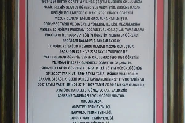 Balıkesir Karesi Atatürk Mesleki ve Teknik Anadolu lisesi - Resim 11