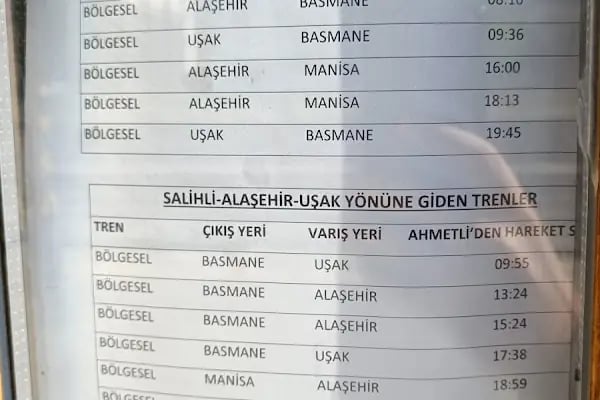 TCDD Ahmetli Tren İstasyonu - Resim 9