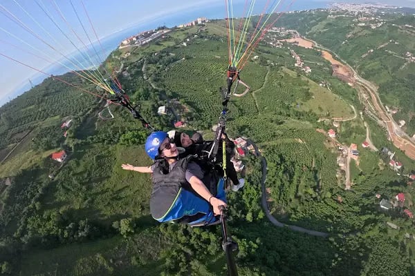 Trabzon Sera gölü Paraşüt Paragliding - Resim 10
