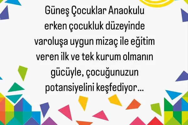 Güneş Çocuklar Anaokulu - Resim 8