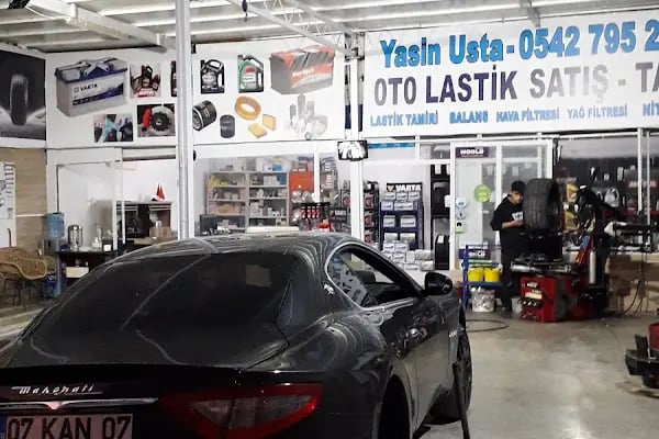 Güçlü kardeşler Oto Lastik Araç Tamir Bakım Servisi Yasin Usta Konyaaltı liman - Resim 2