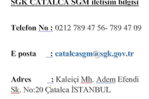 SGK Çatalca SGM - Resim 1