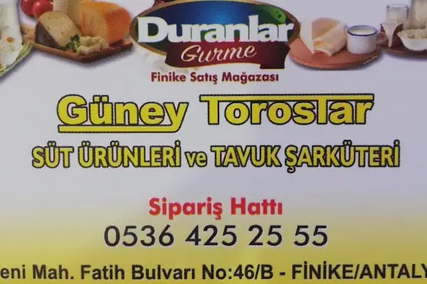 (DURANLAR FİNİKE)GÜNEY TOROSLAR süt ürünleri ve tavuk şarkuteri - Resim 17