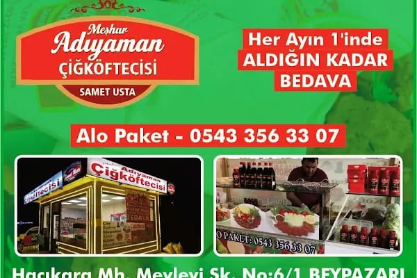 Meşhur Adıyaman Çiğ Köftecisi Samet Usta - Resim 6