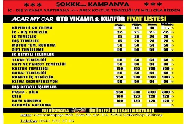 ACAR MY CAR OTO YIKAMA - Resim 6
