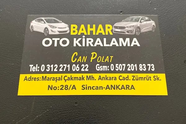 Sincan oto kiralama Oto kiralama bahar oto can Polat Sincan oto kiralama - Resim 4