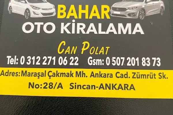 Sincan oto kiralama Oto kiralama bahar oto can Polat Sincan oto kiralama - Resim 15