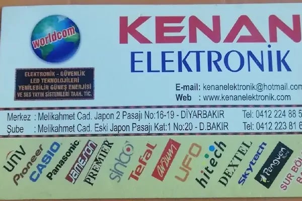 Kenan Elektronik Elektrik Diyarbakır japon pasajı spot Güneş solar enerji ses kamera pil worldcom - Resim 2