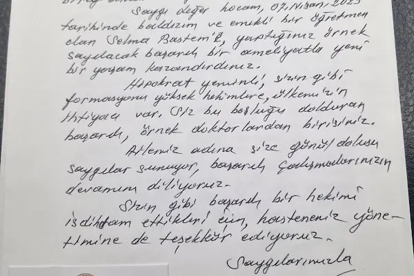 Prof. Dr. Hayati Aygün - Ortopedi ve Travmatoloji/Omurga Cerrahisi - Resim 9