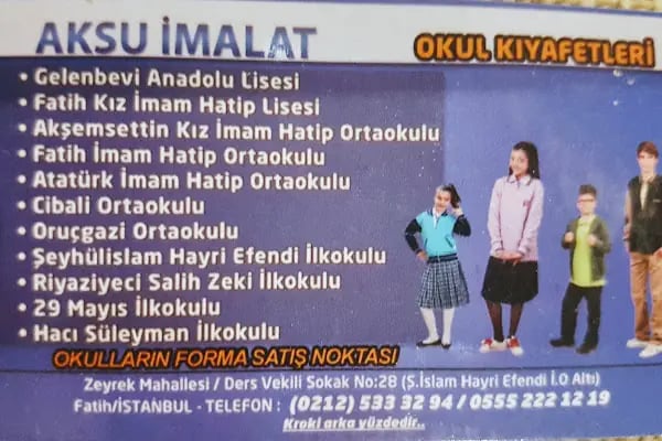 Aksu Okul Kıyafetleri - Resim 2