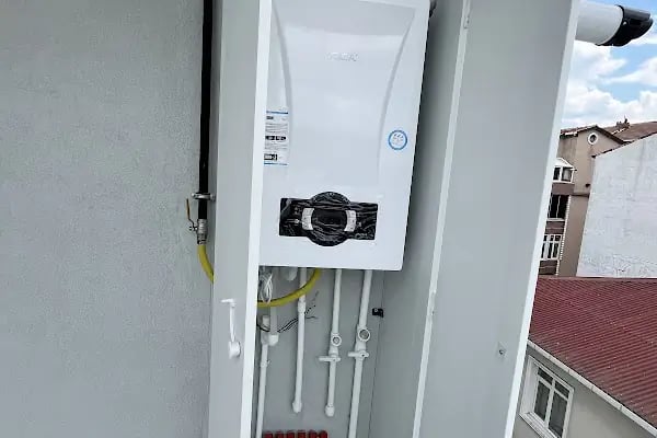 Çöl sıhhi tesisat kombi petek doğalgaz Çerkezköy kapaklı - Resim 4