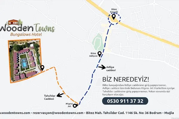 WoodenTowns Bungalows Hotel - Resim 15
