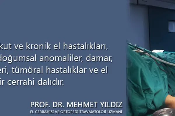 Prof. Dr. Mehmet YILDIZ Trabzon El Cerrahisi - Resim 1