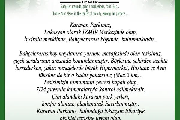 Karavan Park İzmir - Resim 20