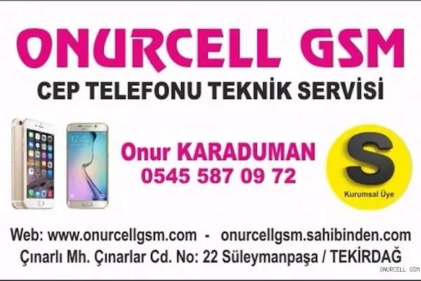 ONUR İLETİŞİM ONURCELL TEKNİK SHOP ONURCELL GSM TEKIRDAĞ CEP TELEFONU TAMIRI - Resim 6